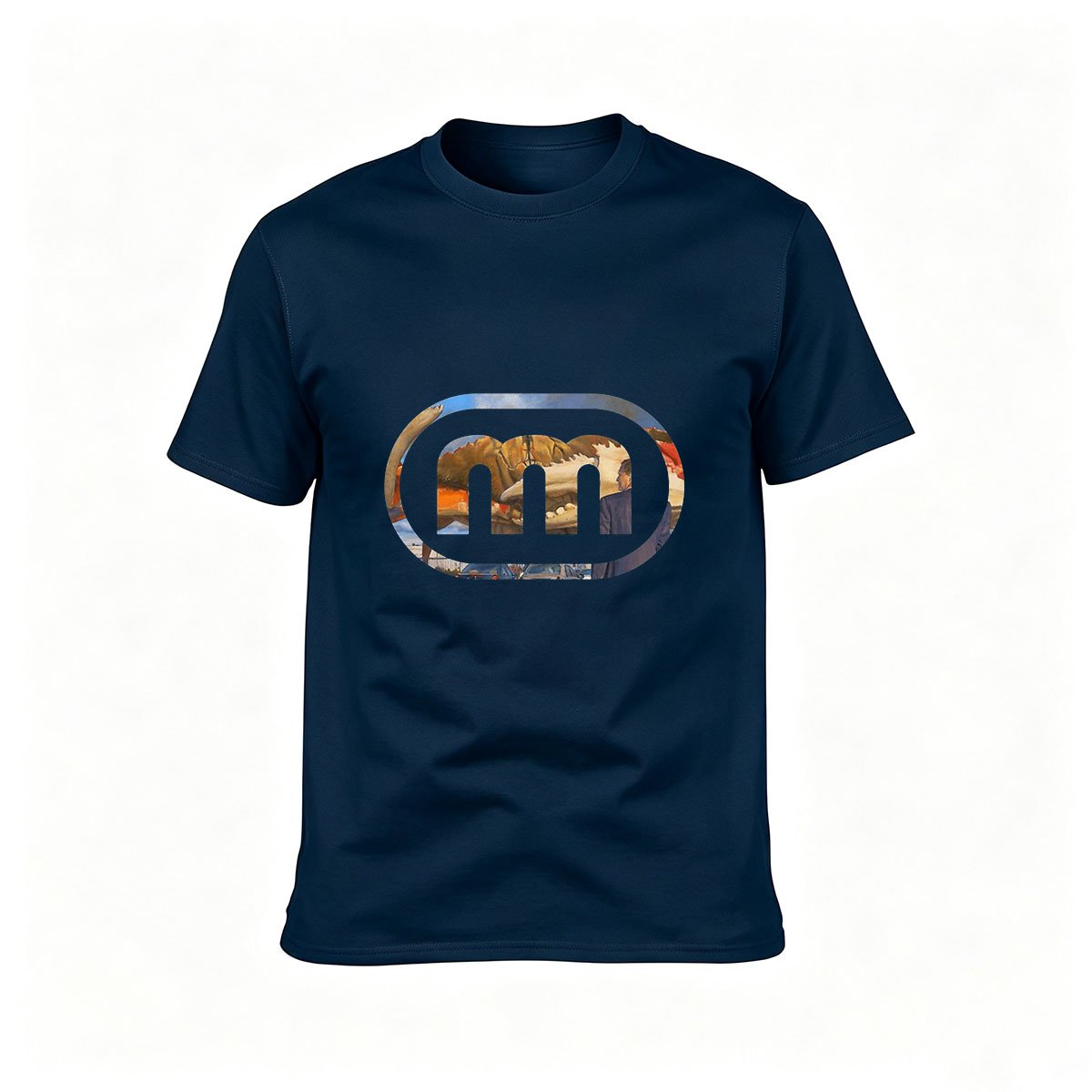 Men's T-Shirt with Desert Landscape Logo Design Gift for Him - Image 6