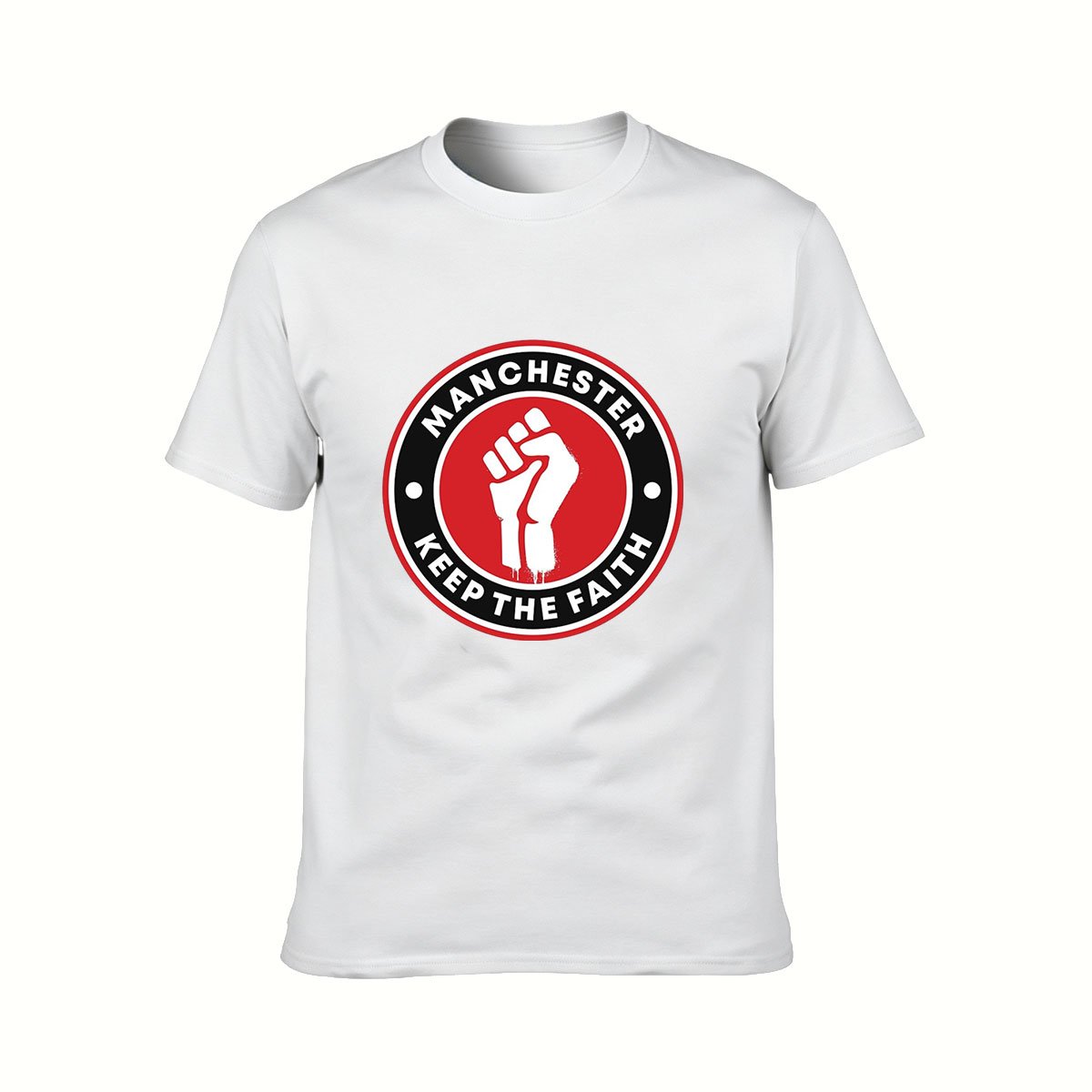Manchester Keep The Faith Men's T-Shirt Fan Gift - Image 2