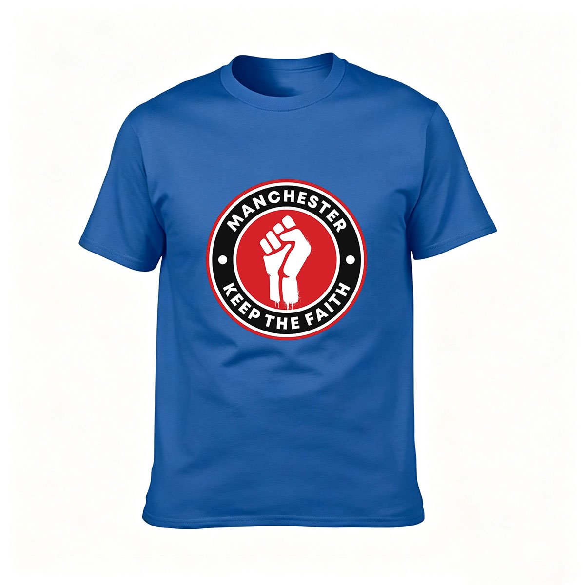 Manchester Keep The Faith Men's T-Shirt Fan Gift - Image 4