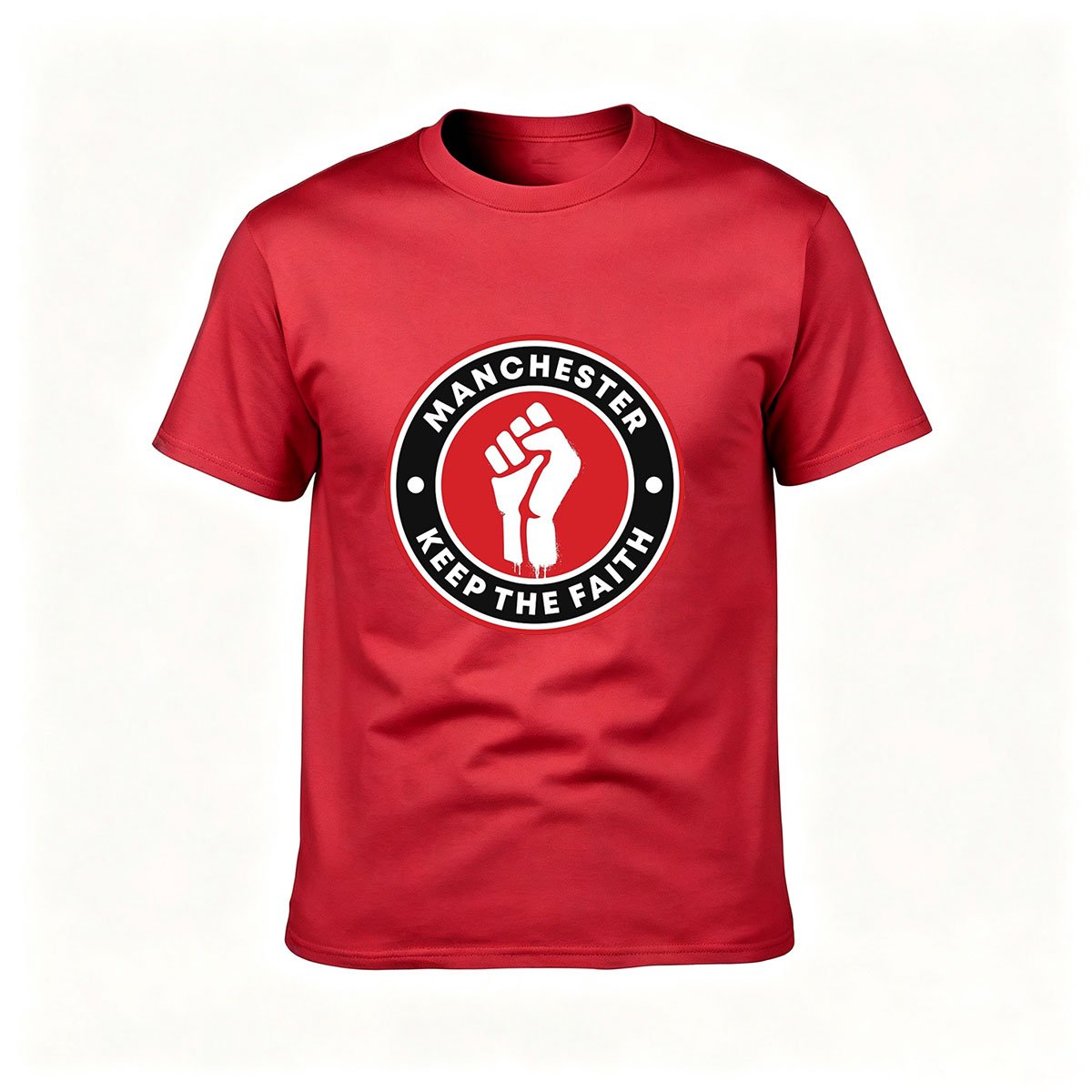 Manchester Keep The Faith Men's T-Shirt Fan Gift - Image 5