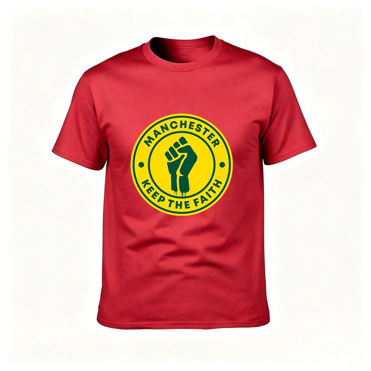 Manchester Keep The Faith Men's T-Shirt Gift for Fans - Image 5