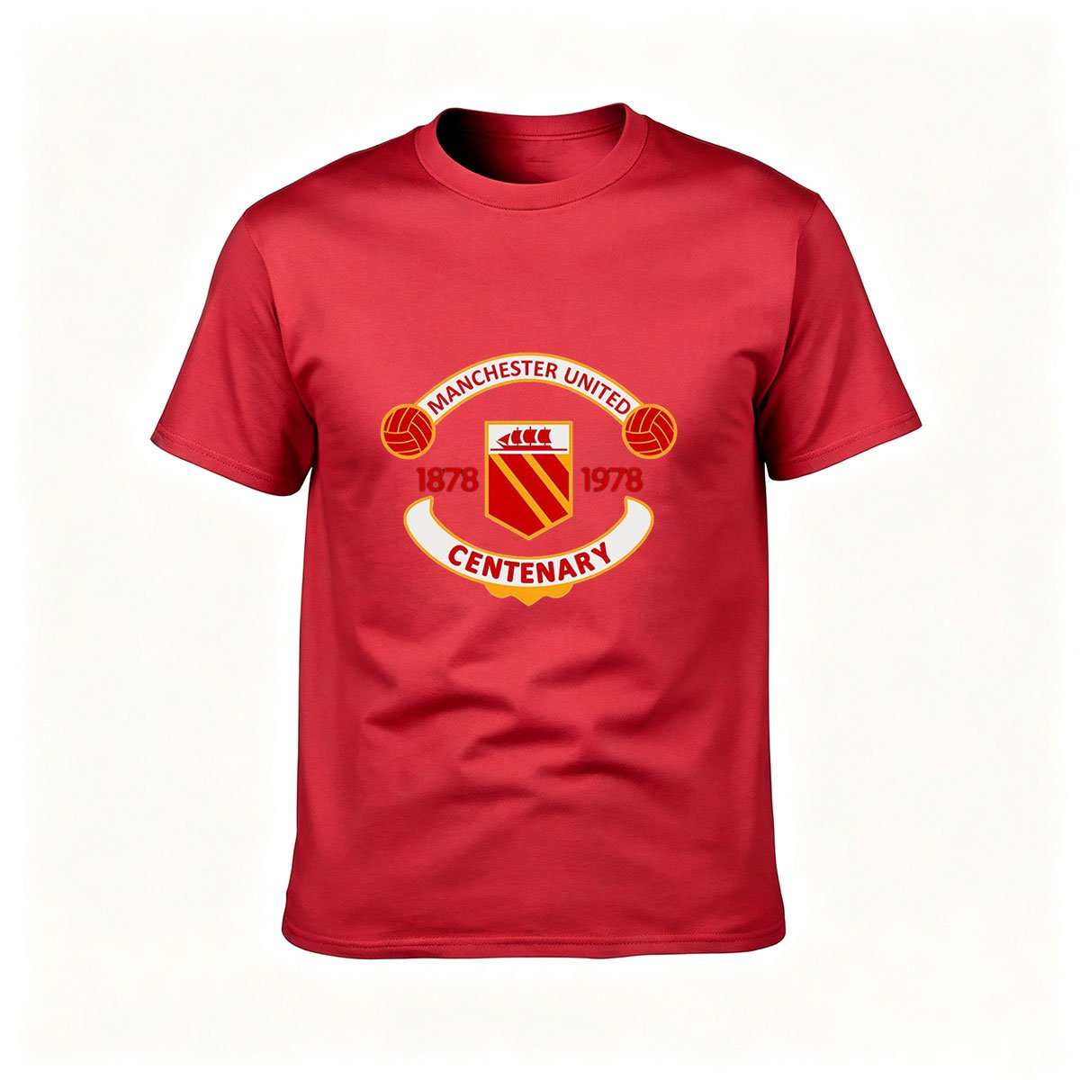 Manchester United Centenary 1878 1978 Men's T-Shirt - Image 5