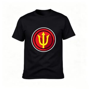 Aquaman Symbol T-Shirt Men's Superhero Graphic Tee Gift