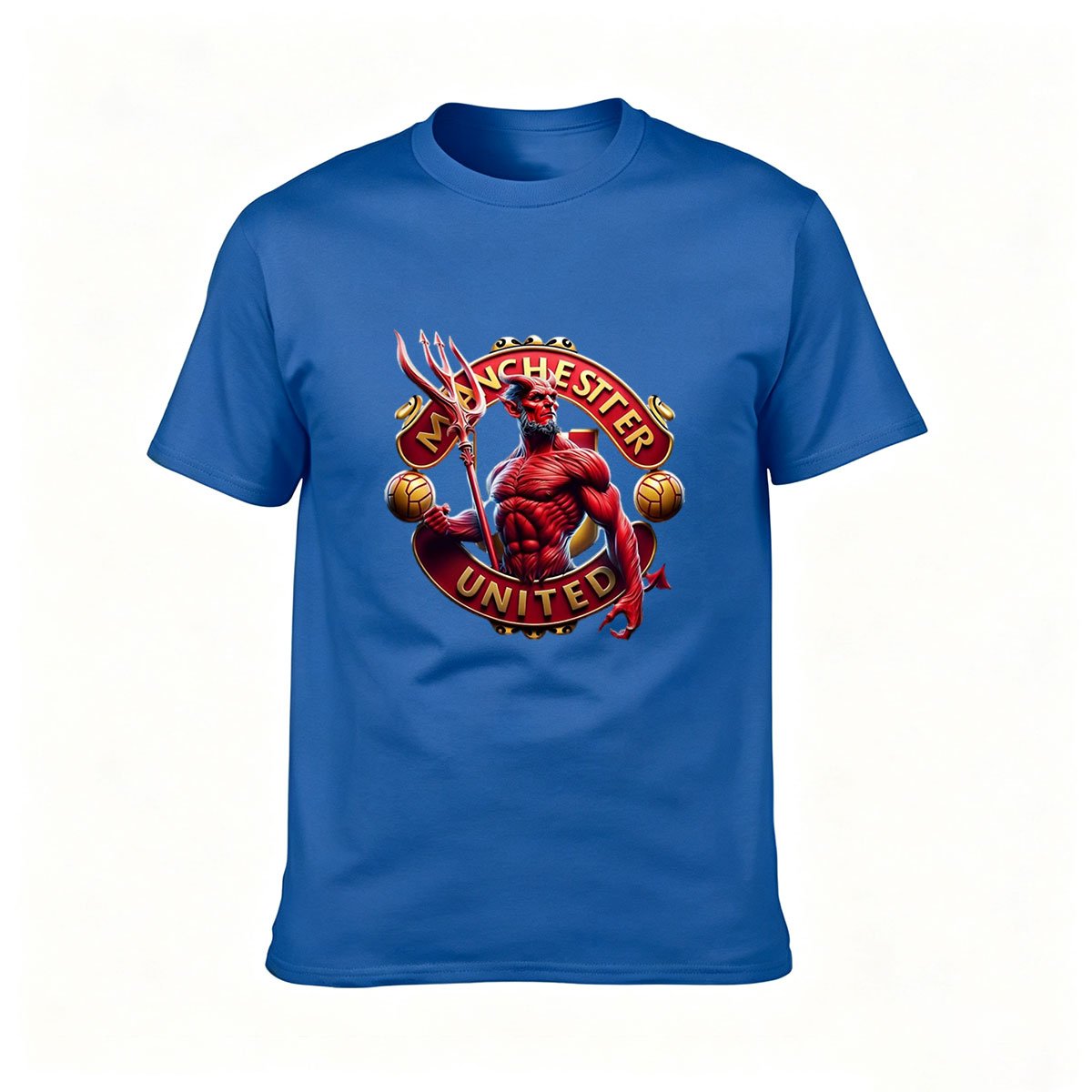 Manchester United Devil Logo Men's T-Shirt Gift Fan Apparel - Image 4