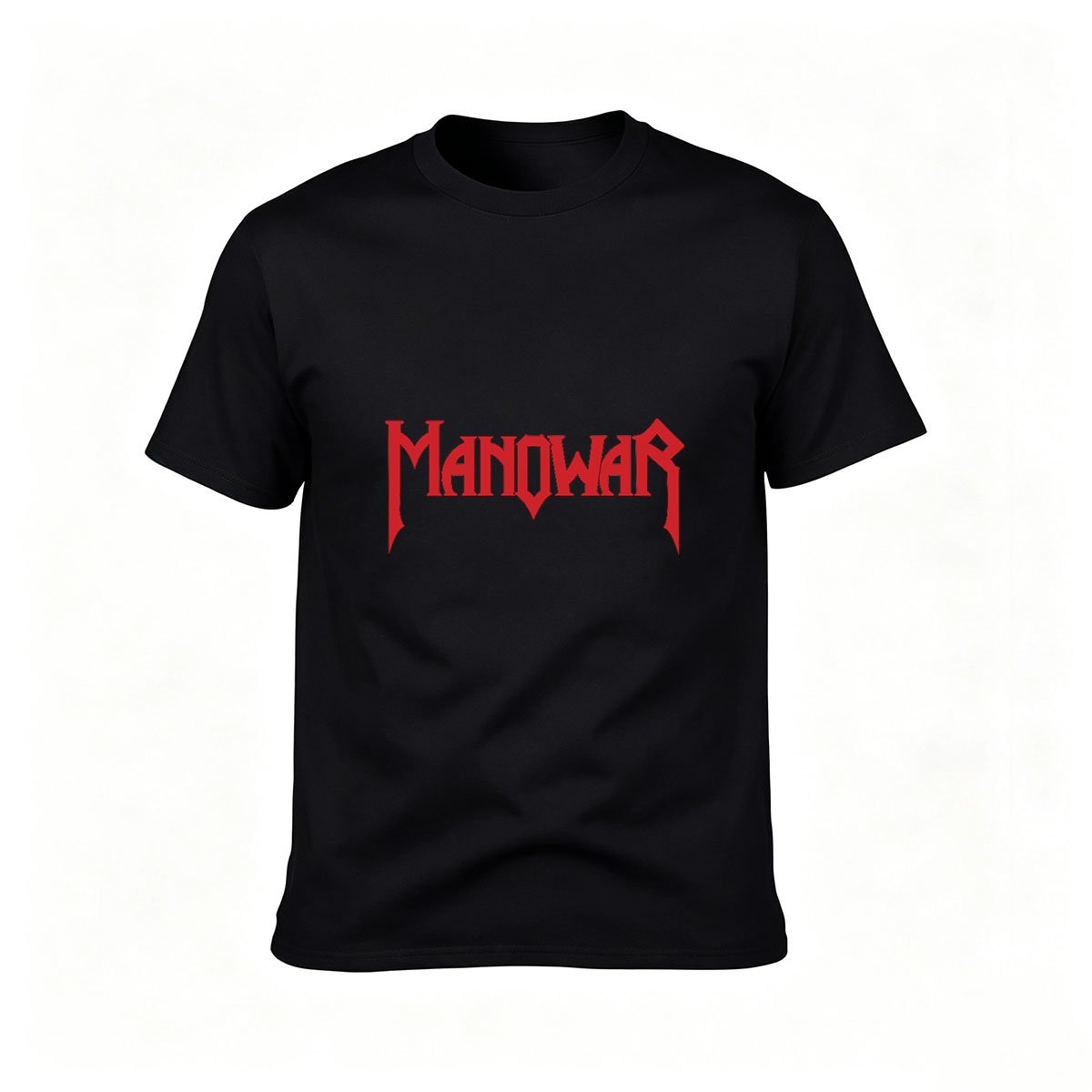 Manowar Logo T-Shirt Men's Heavy Metal Band Tee Gift