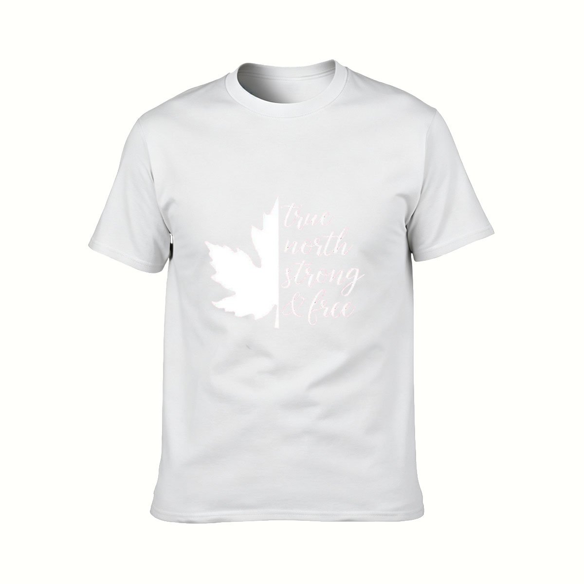 True North Strong Free Maple Leaf Canada T-Shirt Men Women Gift - Image 2