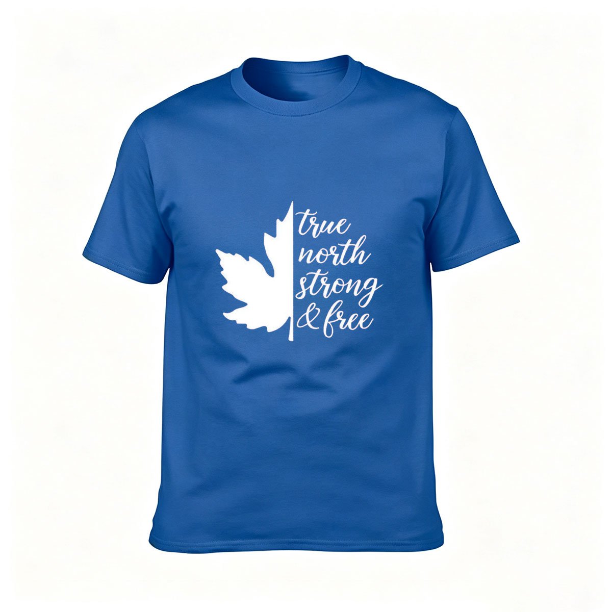 True North Strong Free Maple Leaf Canada T-Shirt Men Women Gift - Image 4