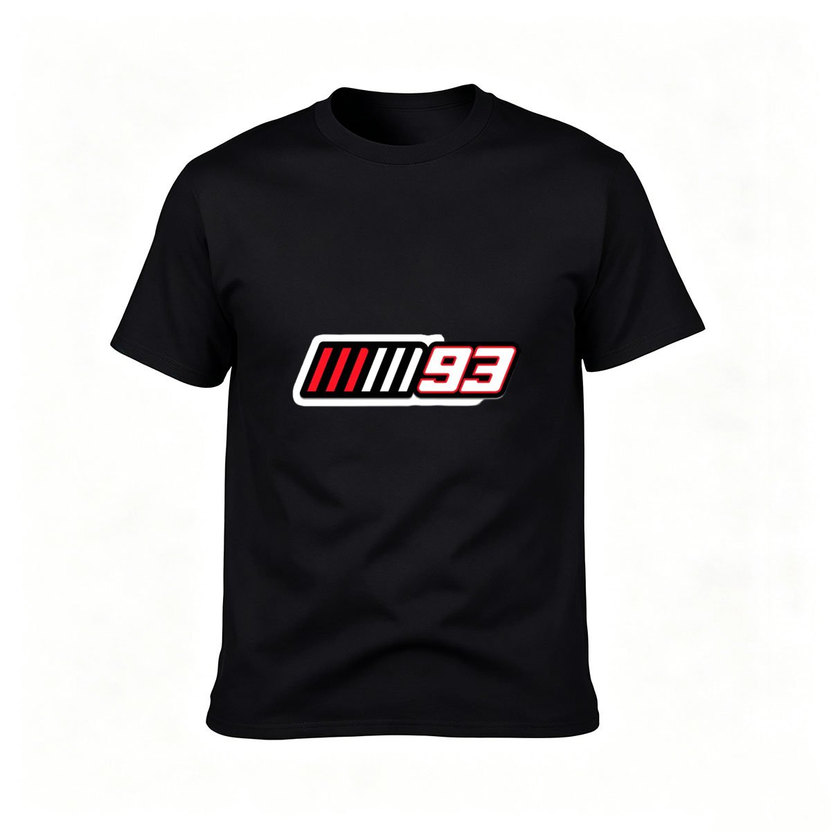 Mens T-Shirt 93 Racing Logo Design Sporty Gift for Fans