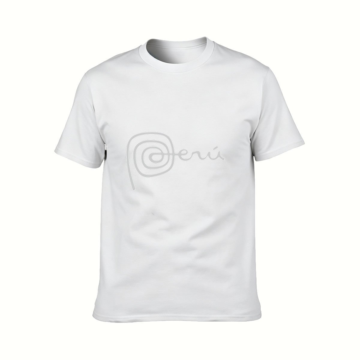 Peru Spiral Design Men's T-Shirt Travel Gift Wear - Image 2