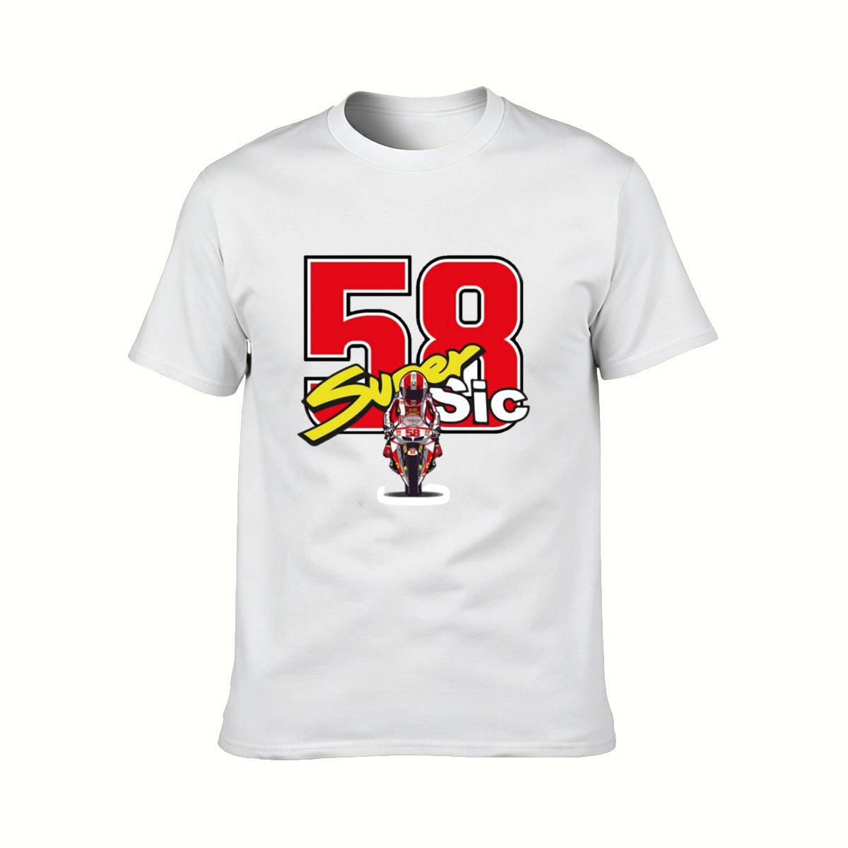 58 Super Sic Motorcycle Racing T-Shirt Men's Gift Wear - Image 2