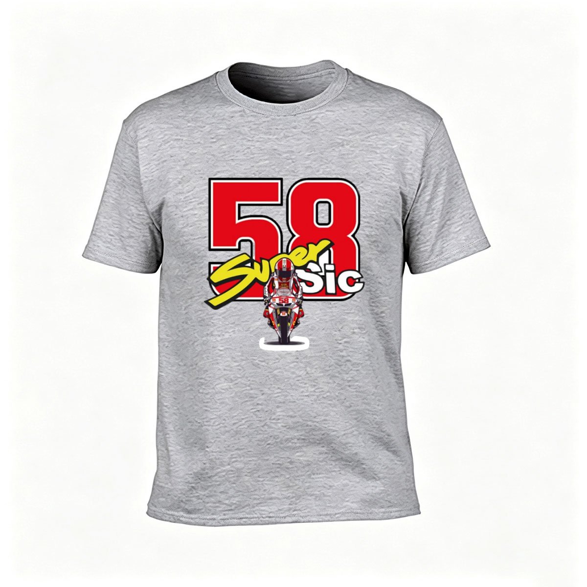 58 Super Sic Motorcycle Racing T-Shirt Men's Gift Wear - Image 3