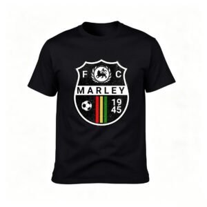 FC Marley 1945 Soccer Crest T-Shirt Men's Football Fan Gift