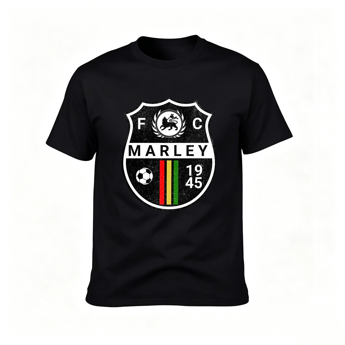 FC Marley 1945 Soccer Crest T-Shirt Men's Football Fan Gift
