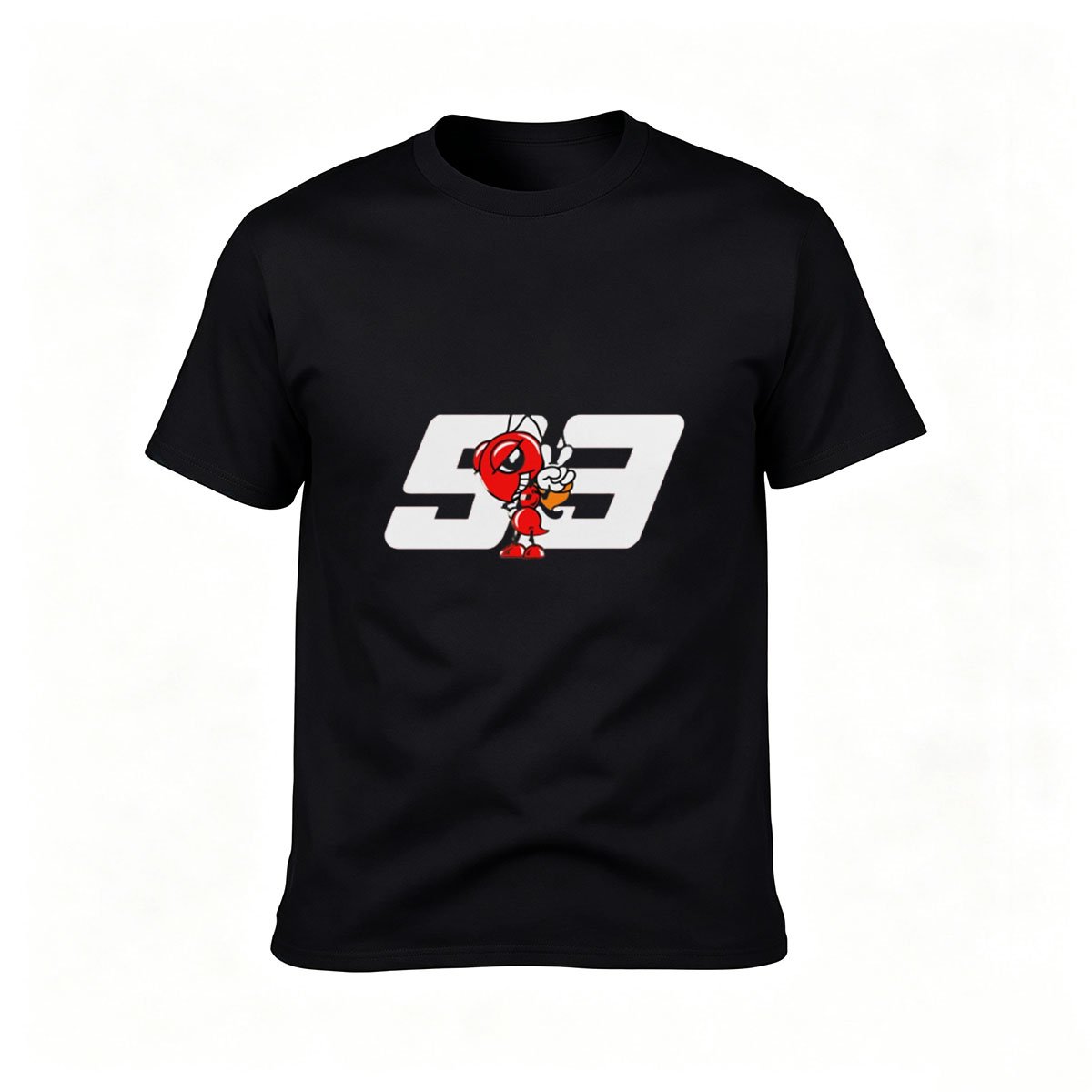 93 Number T-Shirt Men's Cartoon Character Tee Gift for Fans