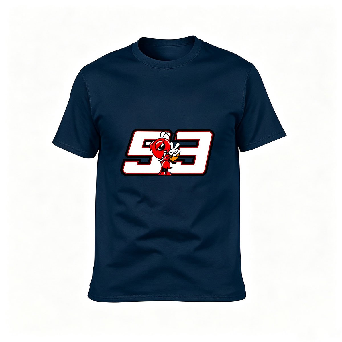 93 Number Cartoon Character Men's T-Shirt Gift for Fans - Image 6
