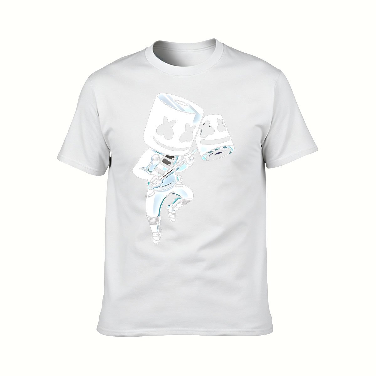 Marshmello DJ Character Men's T-Shirt Music Gift Wear - Image 2