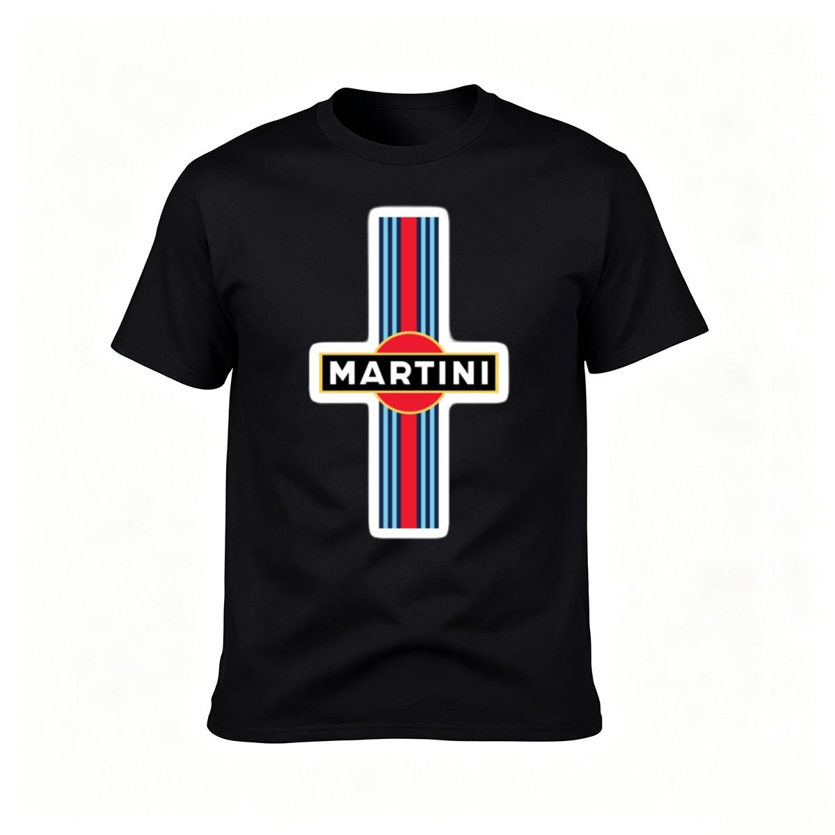 Martini Logo Cross Men's T-Shirt Racing Gift Wear