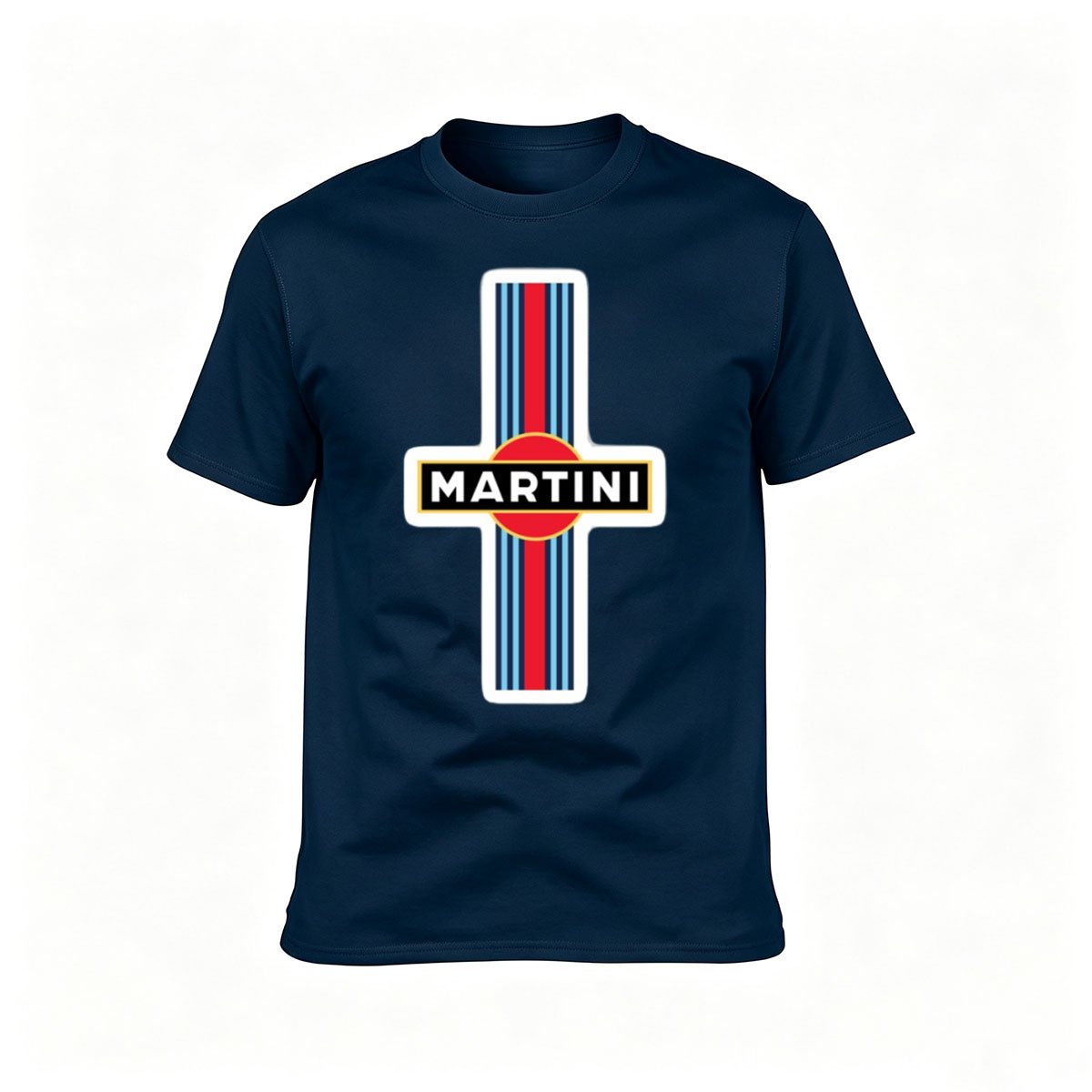 Martini Logo Cross Men's T-Shirt Racing Gift Wear - Image 6