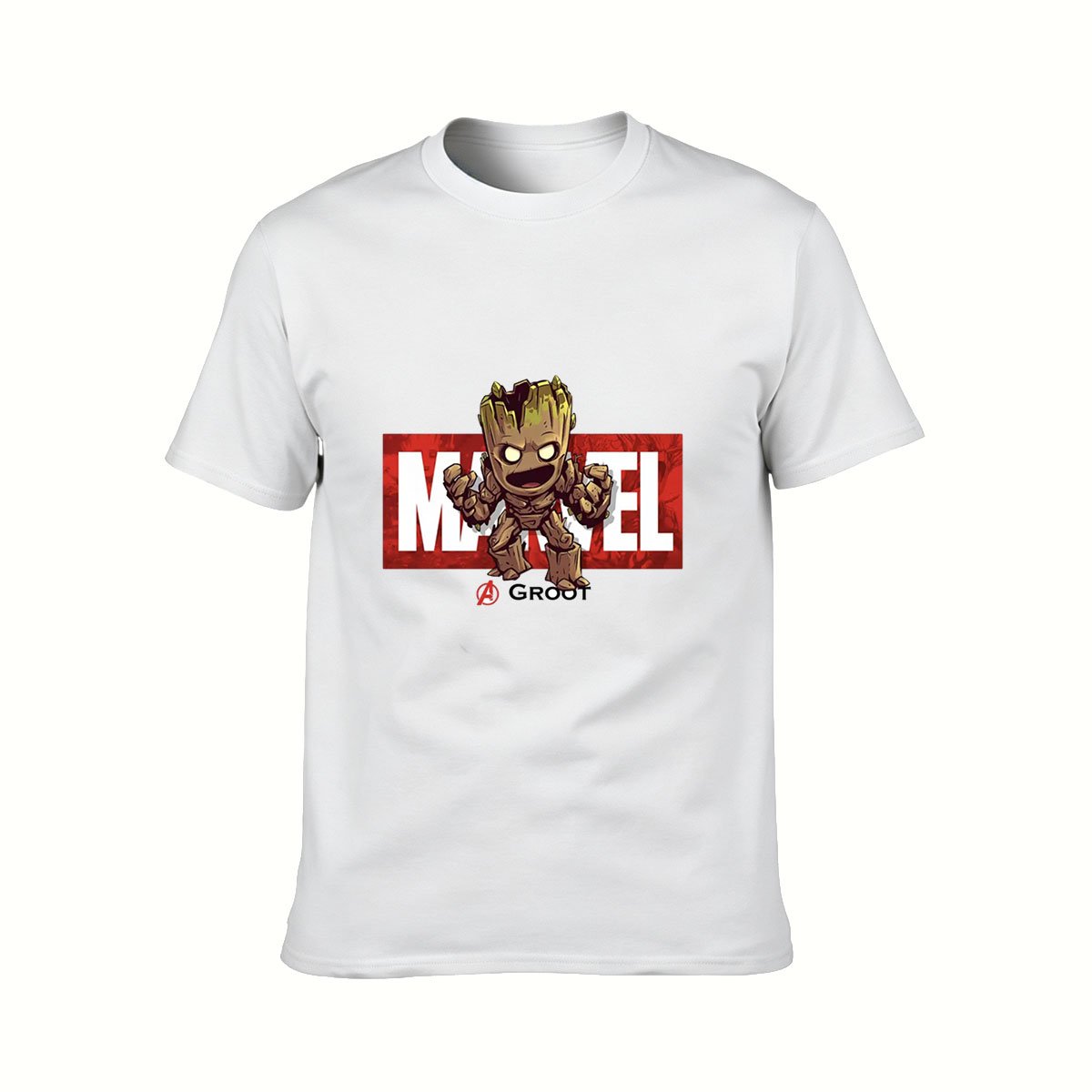 Marvel Groot Chibi Men's T-Shirt Gift for Fans - Image 2