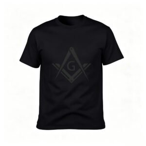 Masonic Symbol T-Shirt Men's Black Graphic Tee Gift