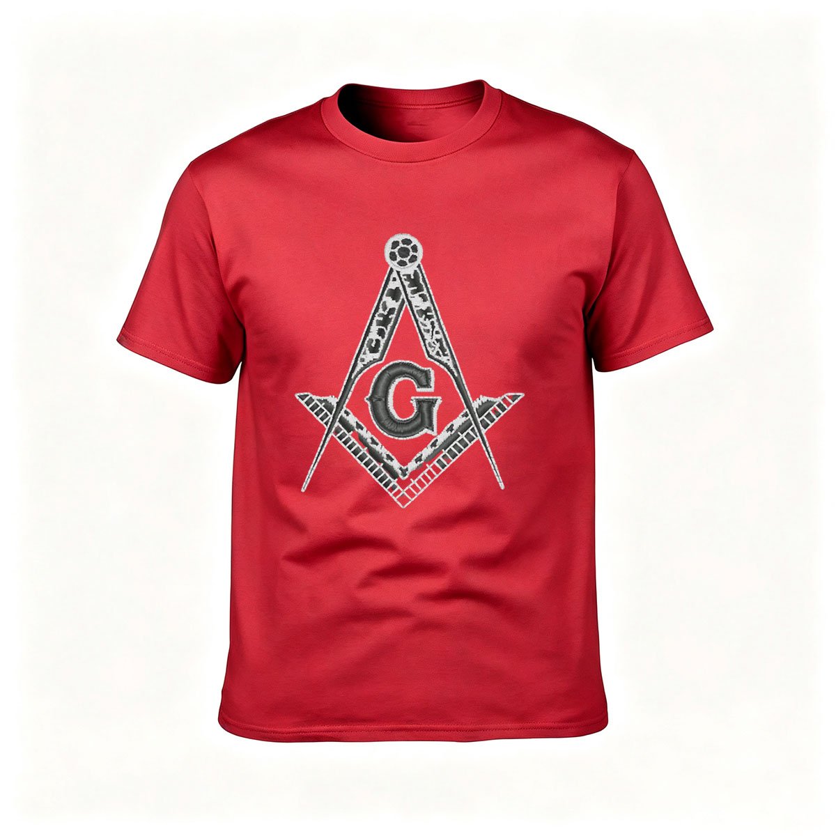 Masonic Symbol T-Shirt Men's Black Freemason Gift Tee - Image 5