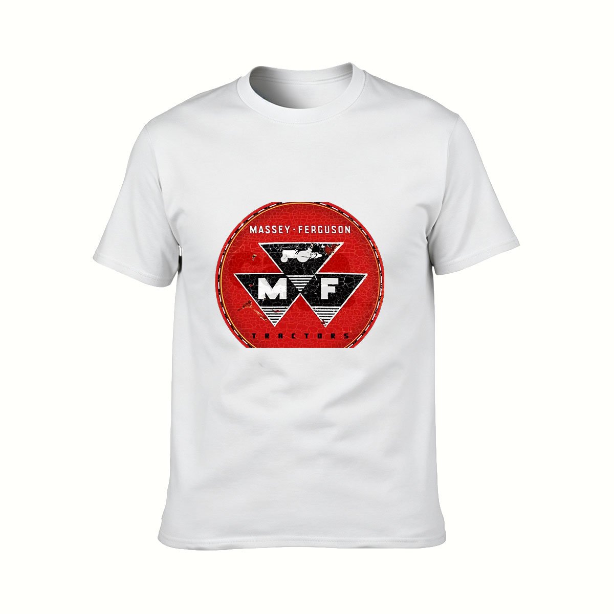 Massey Ferguson Tractor Logo Men's T-Shirt Gift for Farm Enthusiasts - Image 2