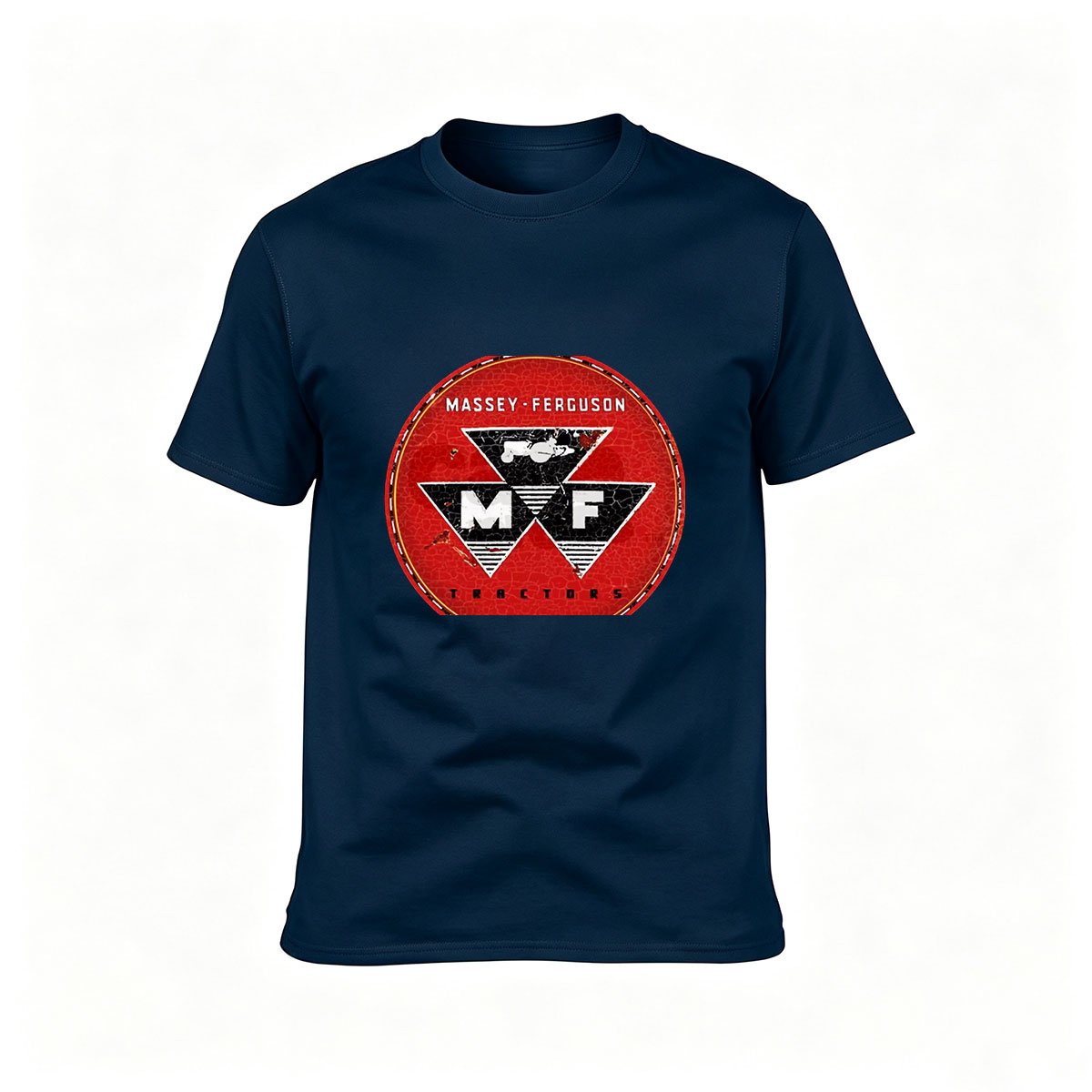 Massey Ferguson Tractor Logo Men's T-Shirt Gift for Farm Enthusiasts - Image 6