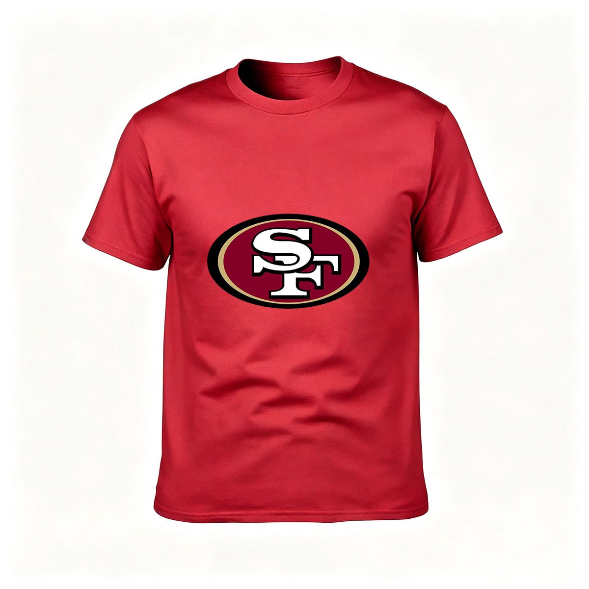 San Francisco 49ers Logo Men's T-Shirt NFL Football Gift - Image 5