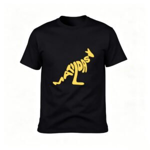 Kangaroo Print Men's T-Shirt Fun Animal Design Gift for Him