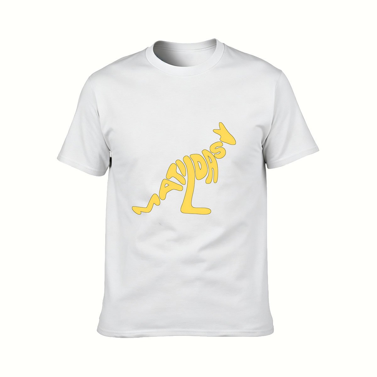 Kangaroo Print Men's T-Shirt Fun Animal Design Gift for Him - Image 2