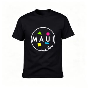 Maui and Sons Logo T-Shirt Men's Casual Wear Gift