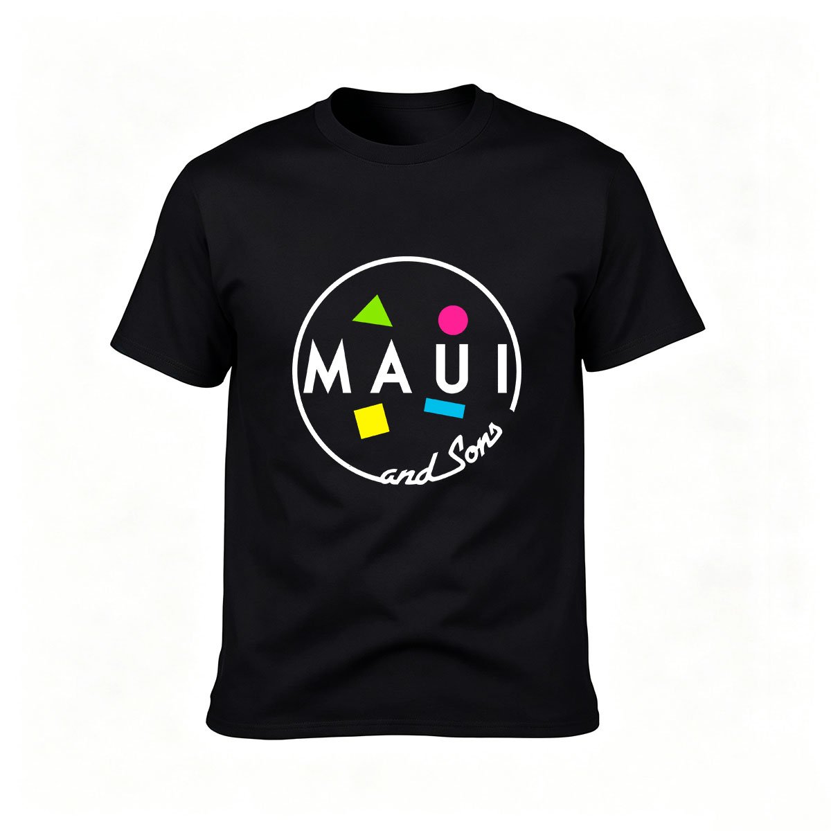 Maui and Sons Logo T-Shirt Men's Casual Wear Gift