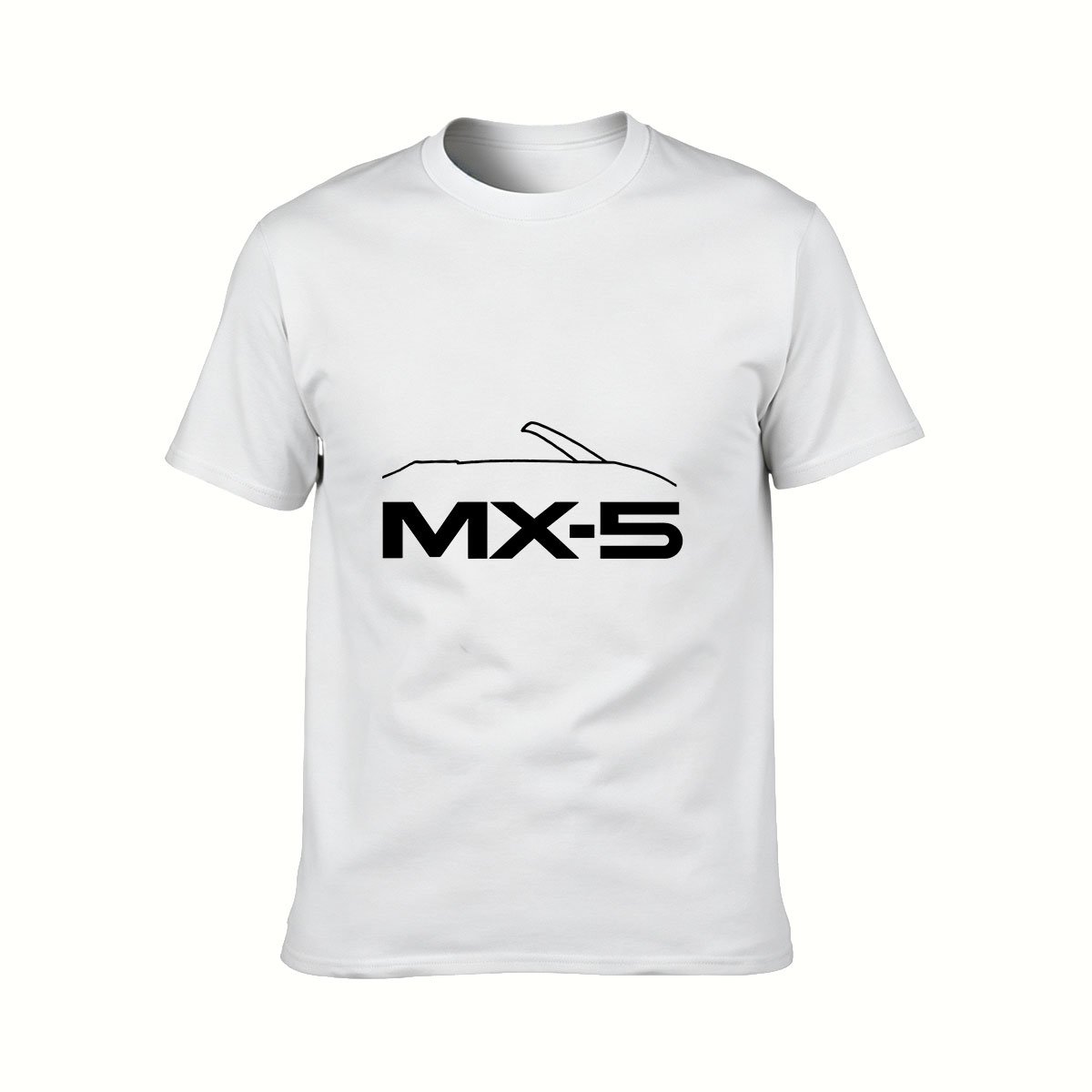MX5 Car Logo Men's T-Shirt Gift for Car Enthusiasts - Image 2