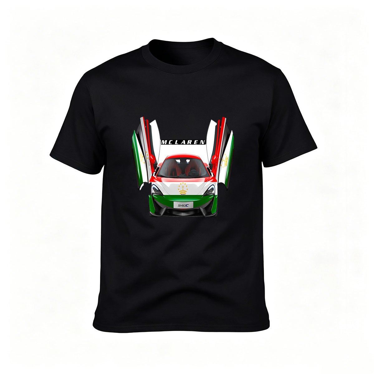 McLaren 720S UAE Flag Car Men's T-Shirt Gift