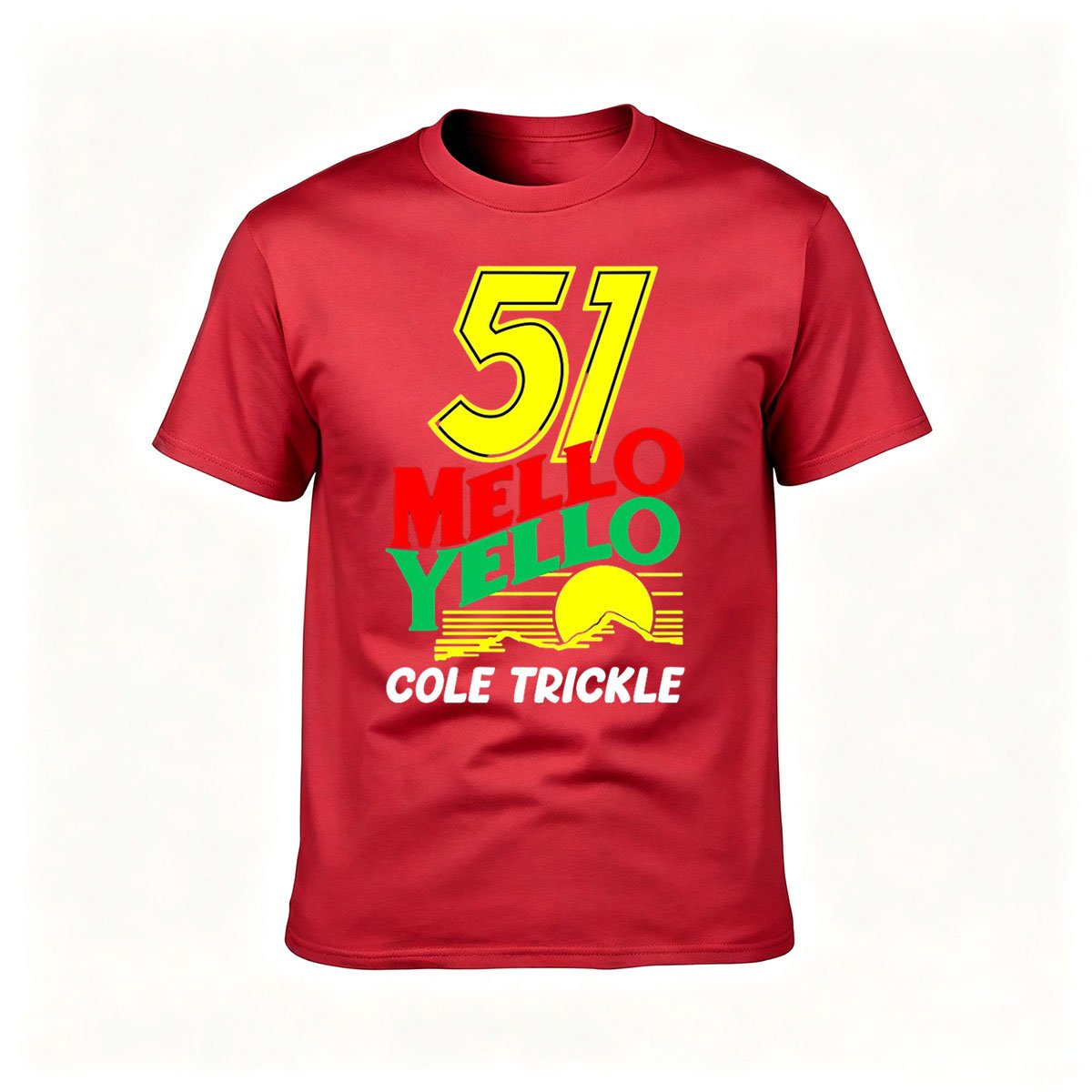 Mello Yello 51 Cole Trickle Racing T-Shirt Men's Gift - Image 5