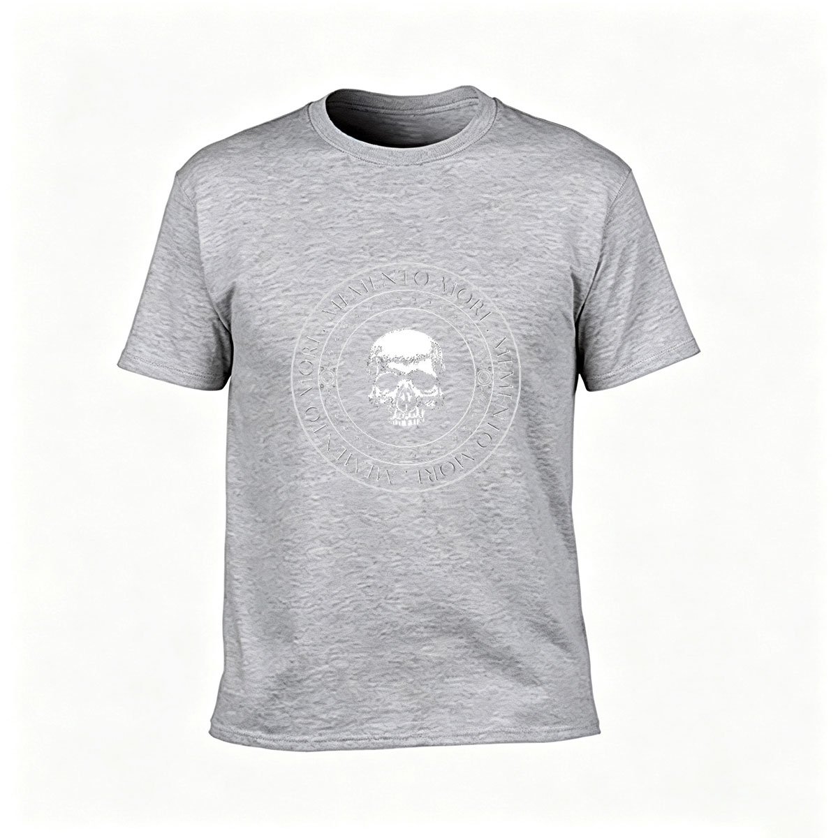 Memento Mori Skull Design Men's T-Shirt Gothic Gift Tee - Image 3