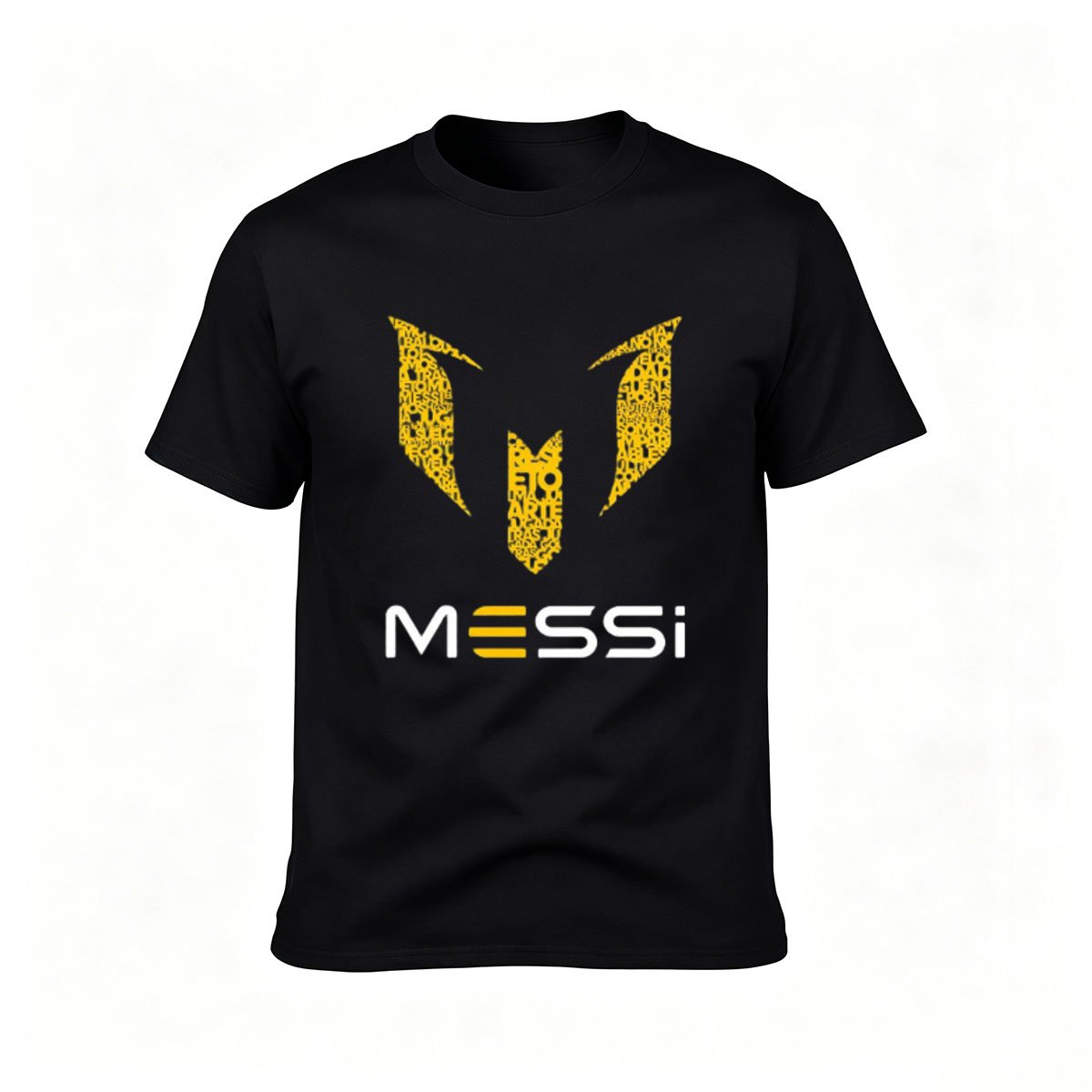 Messi Logo T-Shirt Men's Football Fan Gift Apparel