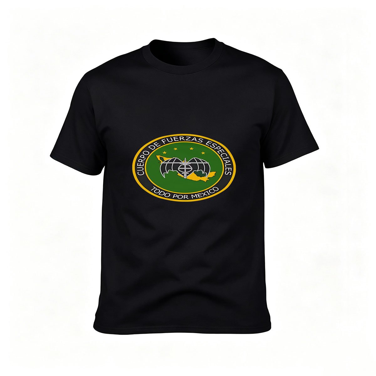 Men's T-Shirt Cuerpo de Fuerzas Especiales Mexico Logo Gift