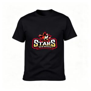 New Mexico Stars Logo T-Shirt Men's Black Sport Tee Gift