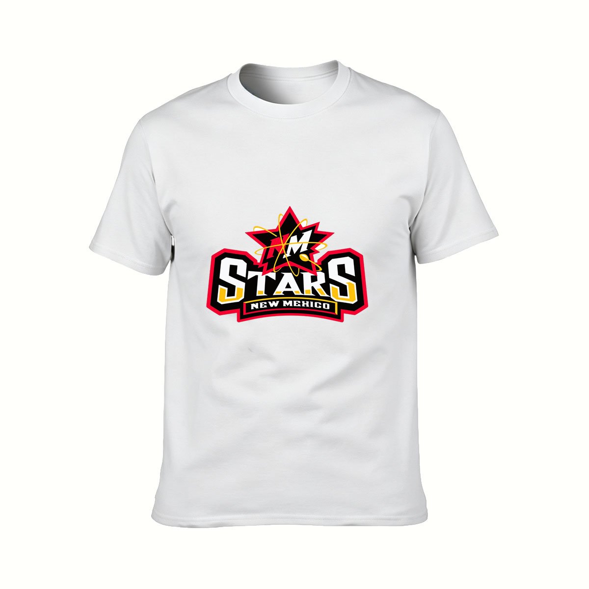 New Mexico Stars Logo T-Shirt Men's Black Sport Tee Gift - Image 2