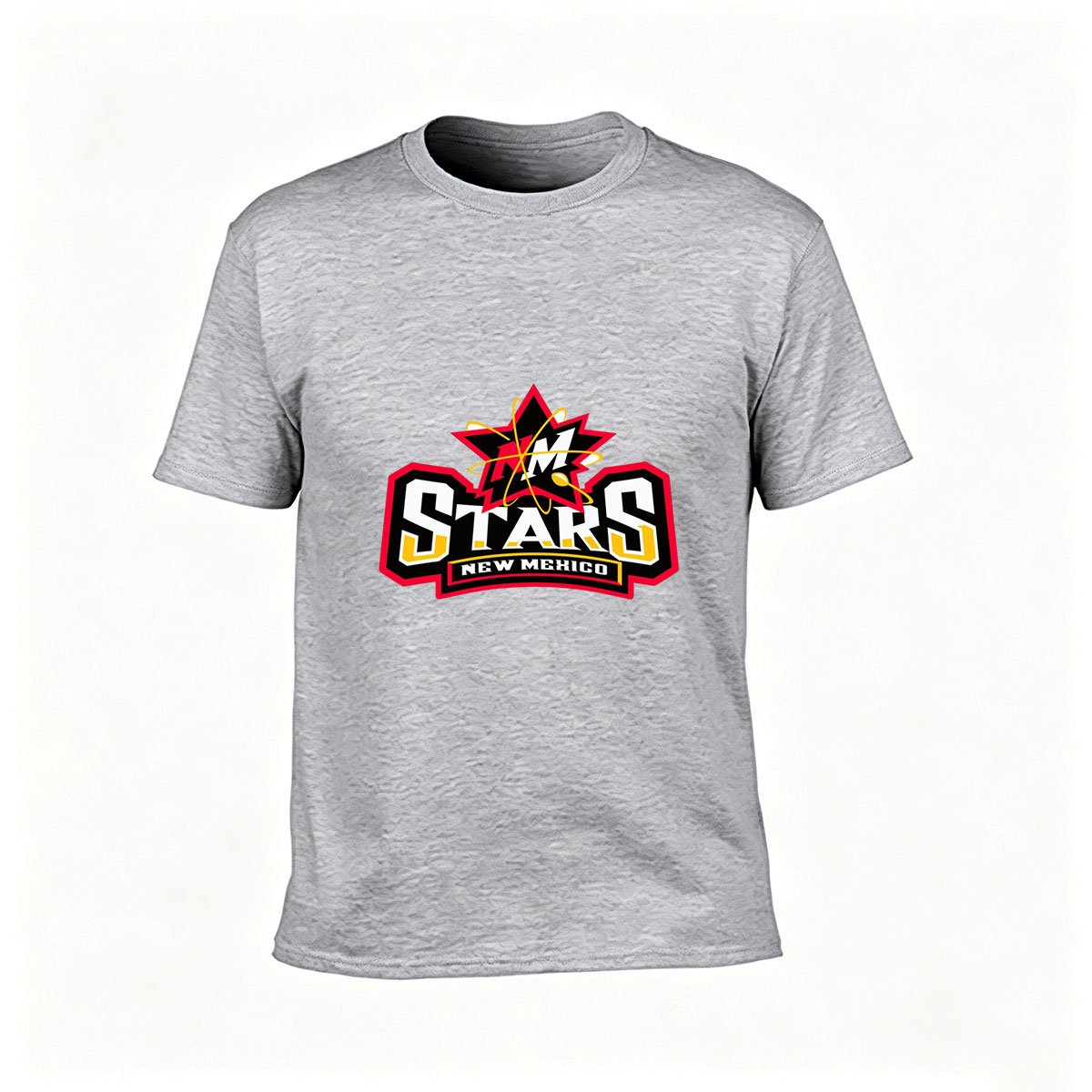 New Mexico Stars Logo T-Shirt Men's Black Sport Tee Gift - Image 3