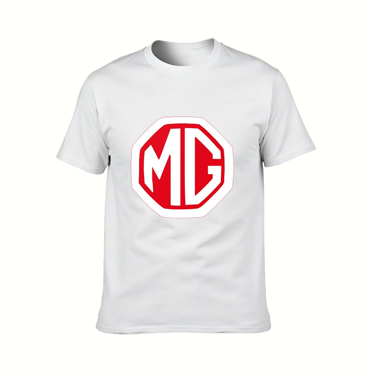 MG Logo Men's T-Shirt Classic Black Cotton Tee Gift for Car Enthusiasts - Image 2