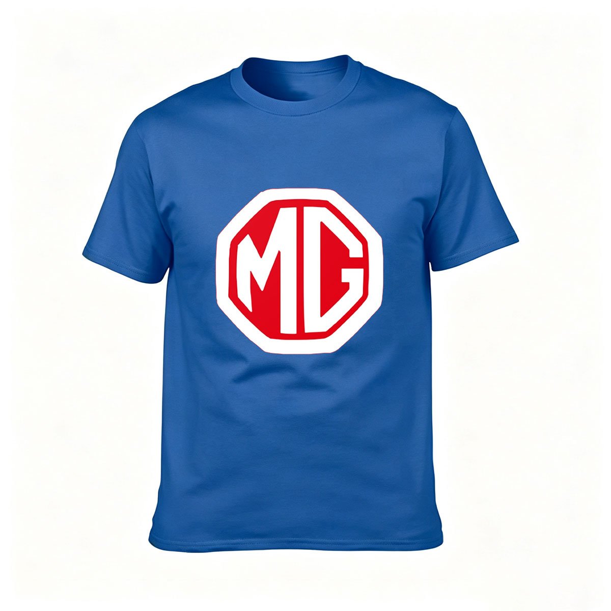MG Logo Men's T-Shirt Classic Black Cotton Tee Gift for Car Enthusiasts - Image 4