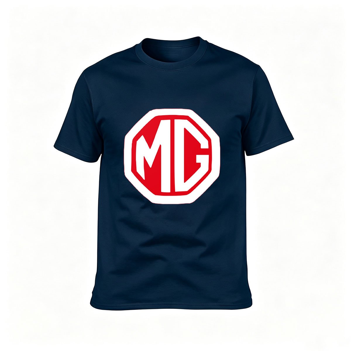 MG Logo Men's T-Shirt Classic Black Cotton Tee Gift for Car Enthusiasts - Image 6