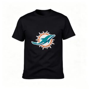 Miami Dolphins Logo Men's T-Shirt Football Fan Gift