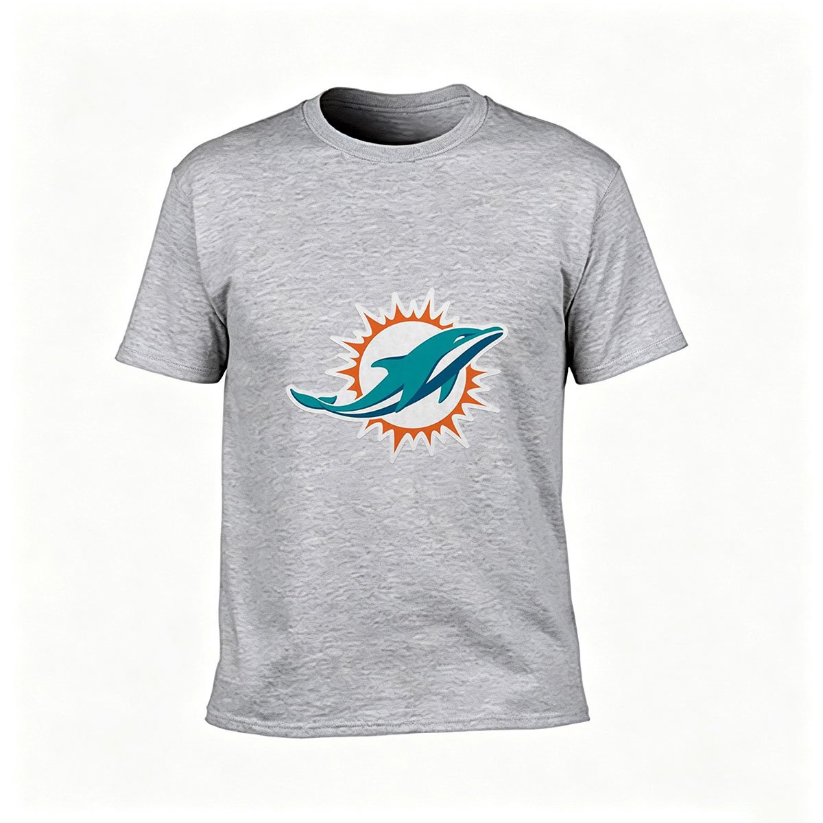 Miami Dolphins Logo Men's T-Shirt Football Fan Gift - Image 3