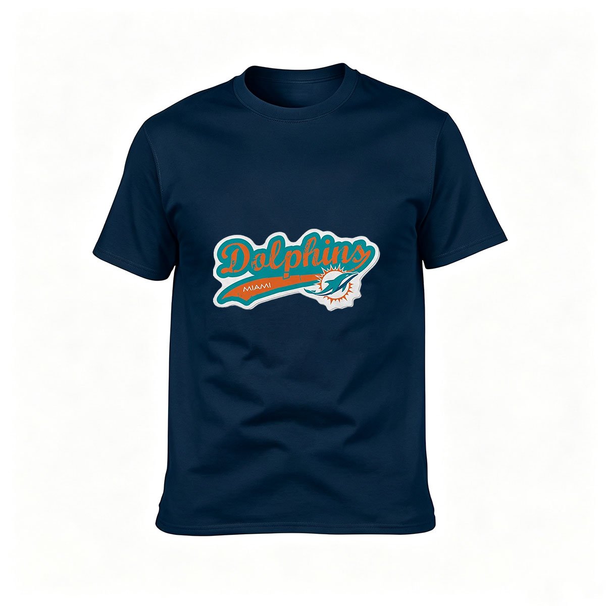 Miami Dolphins Logo Men's T-Shirt Football Fan Gift - Image 6