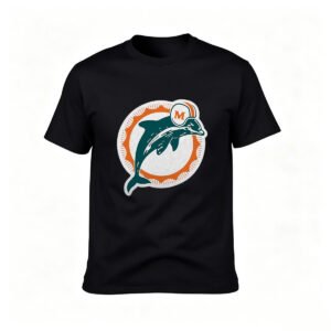 Miami Dolphins Logo Men's T-Shirt Football Fan Gift