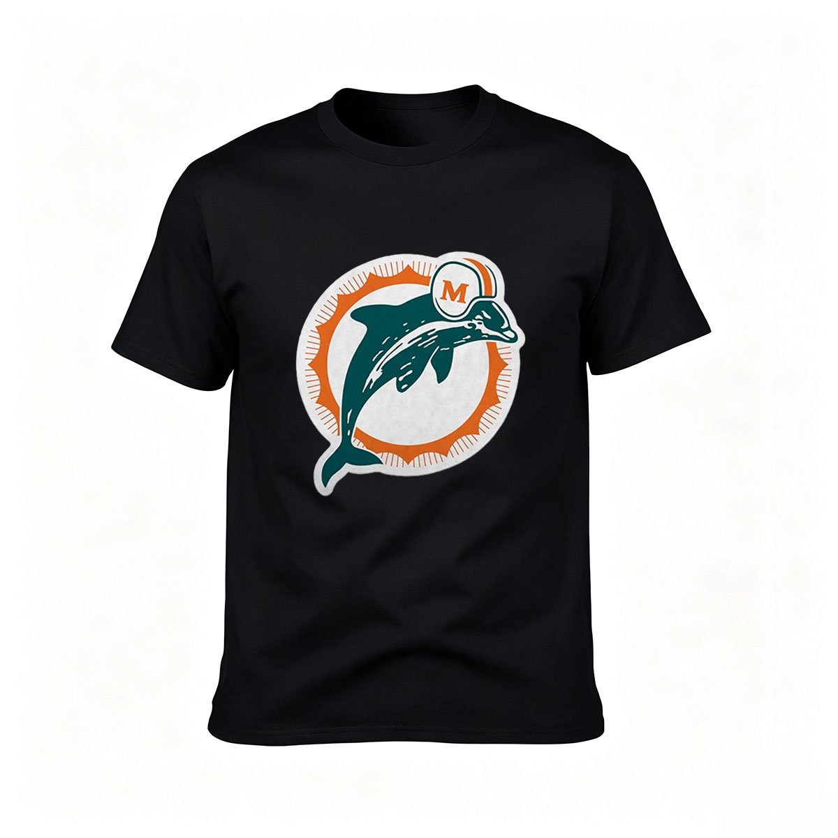 Miami Dolphins Logo Men's T-Shirt Football Fan Gift