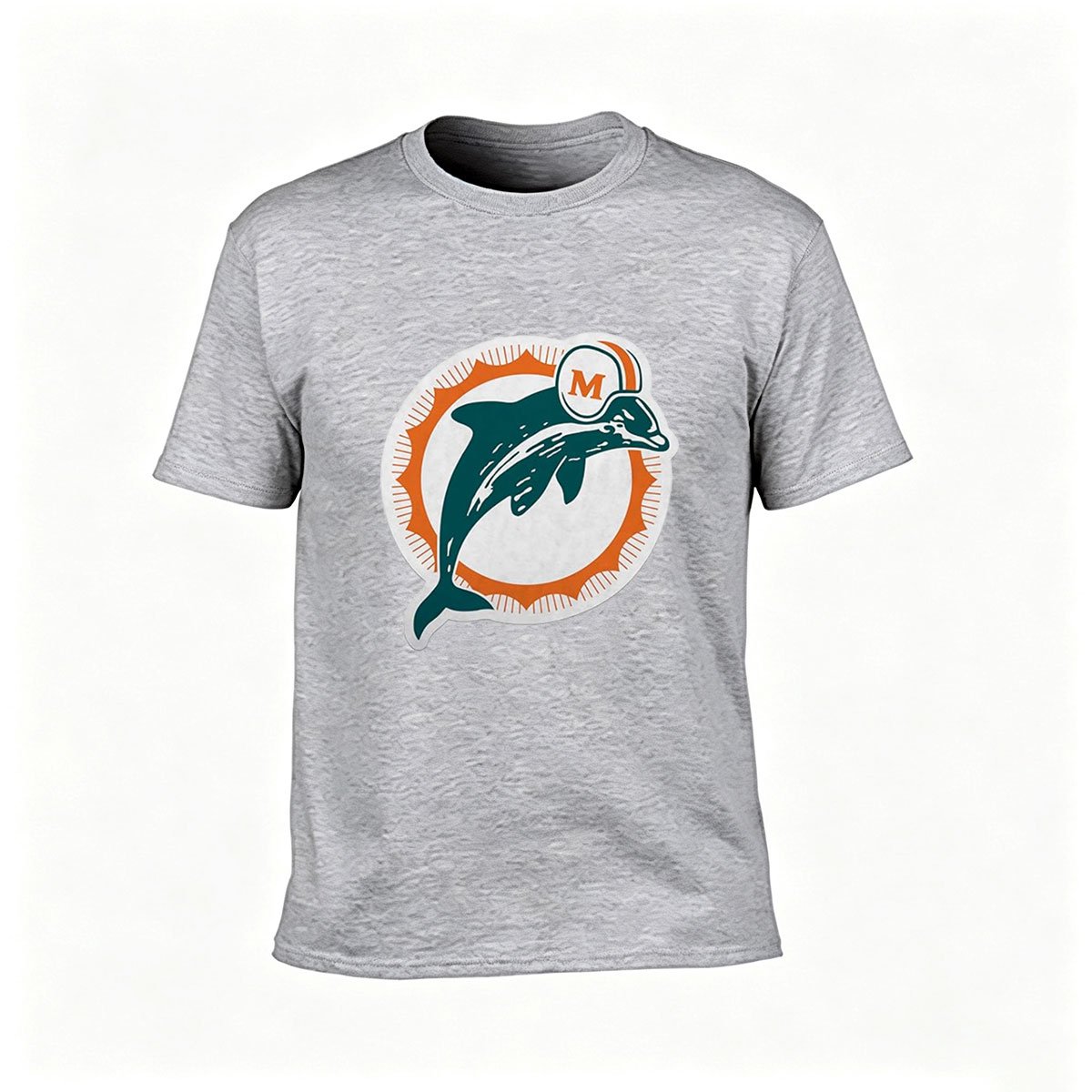 Miami Dolphins Logo Men's T-Shirt Football Fan Gift - Image 3